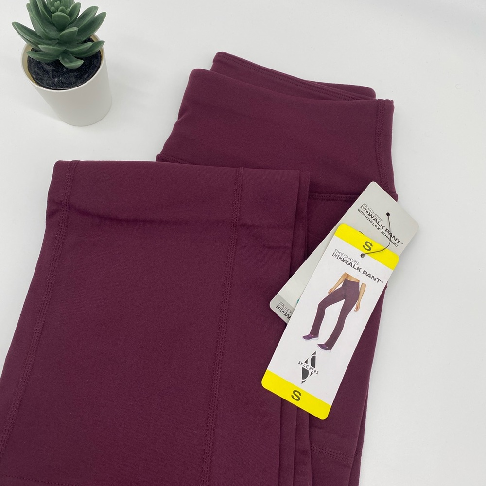 Skechers- Burgundy Go Walk Womens Activewear Pants